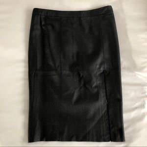 ALICE + OLIVIA | leather pencil skirt